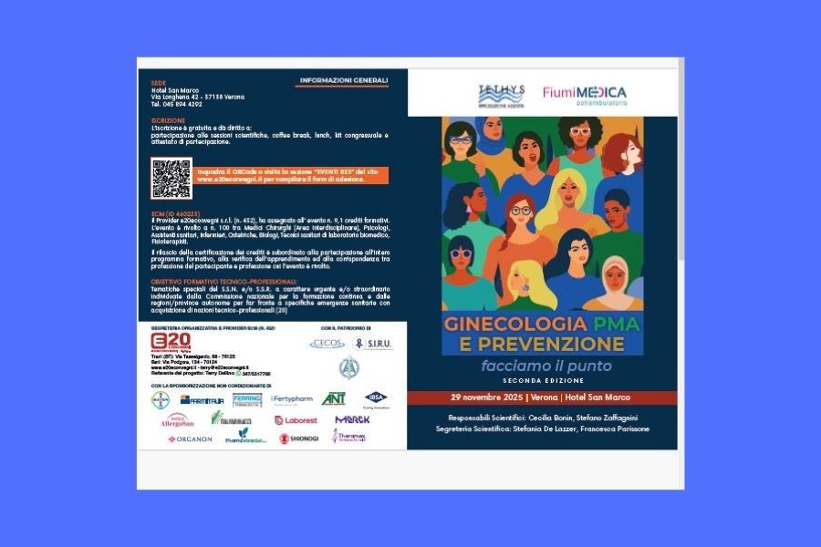 Clicca per accedere all'articolo FACCIAMO IL PUNTO: GINECOLOGIA, PMA E PREVENZIONE- 29 Novembre 2025 ore 8.30- Hotel San Marco Verona 
